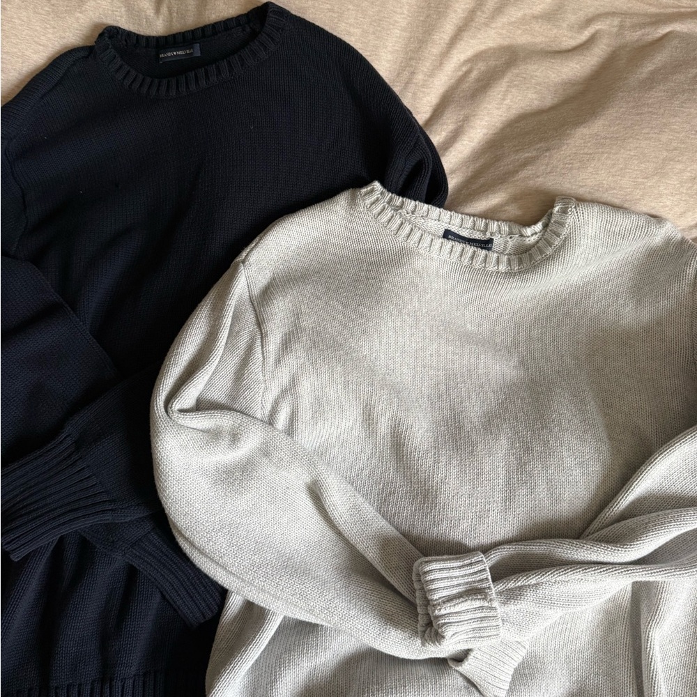 Brandy Melville Black Knit Sweater